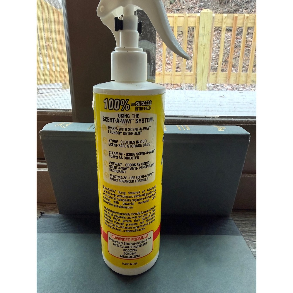 Scent A Way Advanced Formula Odorless Spray 12 oz Hunter's Trigger Spray - Picture 3 of 4